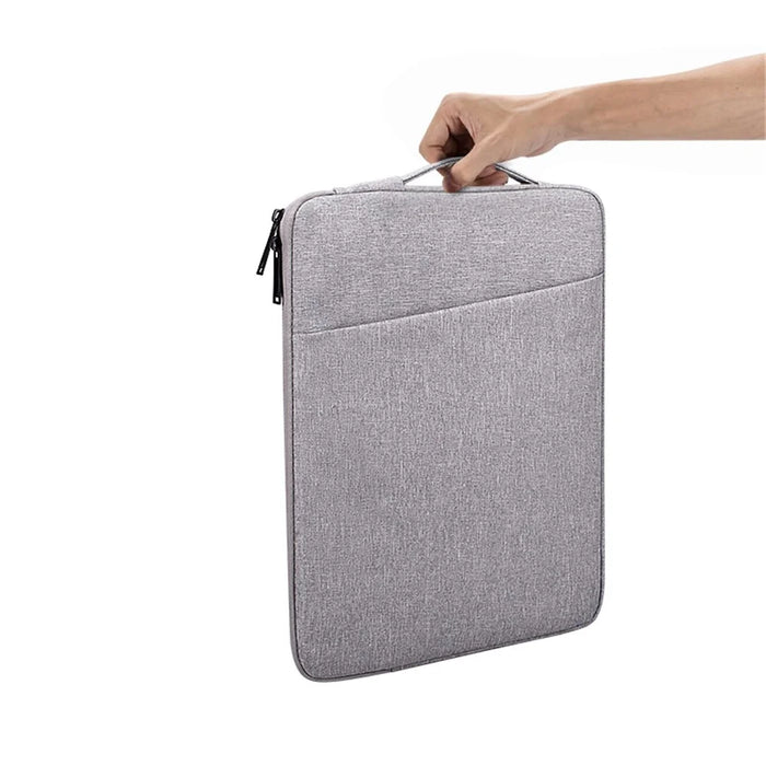 ND01D Wear-Resistant Waterproof Notebook Computer Protective Sleeve Case for 14.1-15.4 inches Laptop - Grey - 6
