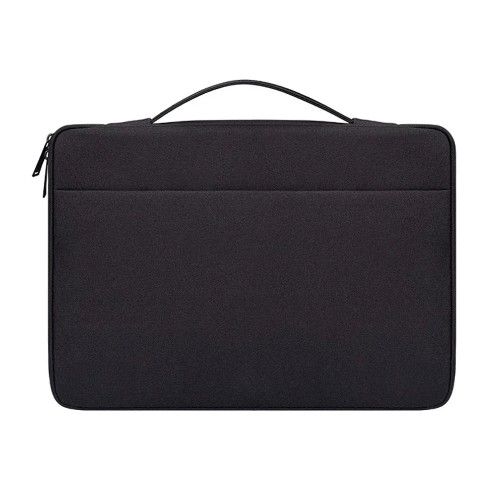 ND02 13.3 inch Laptop Bag Water-repellent Case Zipper Notebook Pouch Handbag - Black - 1