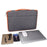 ND02 13.3 inch Laptop Bag Water-repellent Case Zipper Notebook Pouch Handbag - Black - 4