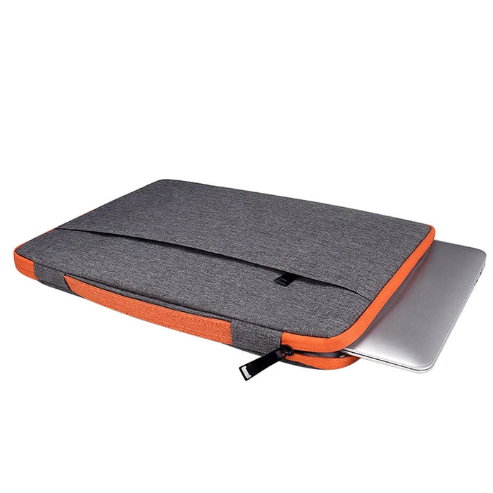 ND02 13.3 inch Laptop Bag Water-repellent Case Zipper Notebook Pouch Handbag - Black - 5