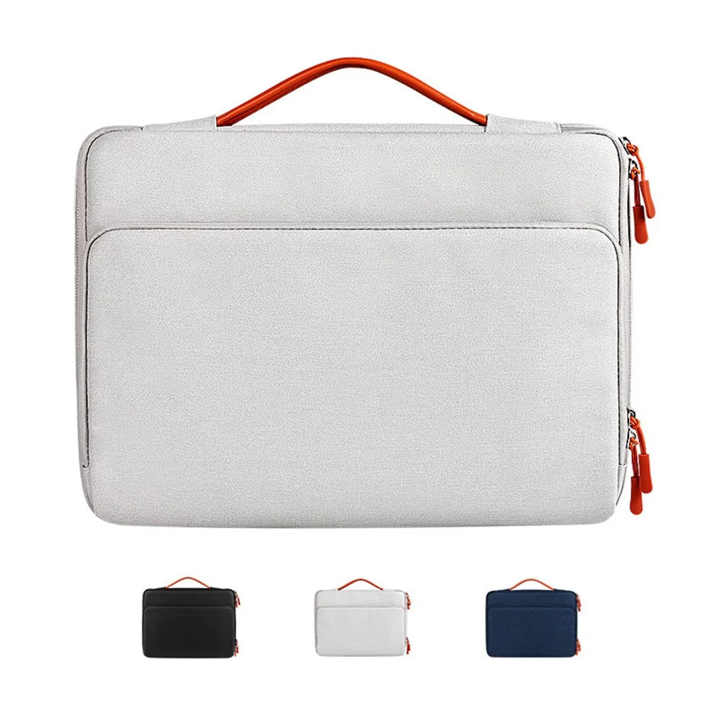 ND03S Laptop Handbag Waterproof Shockproof Carrying Tote Bag for 14.1-15.4 Inches Notebook - Black - 7
