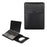 PU06 Waterproof PU Leather Foldable Laptop Riser Case for MacBook Huawei Xiaomi 13.3 Inch Notebook - Black - 1