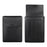 PU06 Waterproof PU Leather Foldable Laptop Riser Case for MacBook Huawei Xiaomi 13.3 Inch Notebook - Black - 2