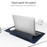 PU06 Waterproof PU Leather Foldable Laptop Riser Case for MacBook Huawei Xiaomi 13.3 Inch Notebook - Black - 3