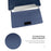 PU06 Waterproof PU Leather Foldable Laptop Riser Case for MacBook Huawei Xiaomi 13.3 Inch Notebook - Black - 5