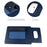 PU06 Waterproof PU Leather Foldable Laptop Riser Case for MacBook Huawei Xiaomi 13.3 Inch Notebook - Black - 7