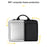 ST11 Laptop Handbag Sleeve Case Business Waterproof Pouch Shoulder Bag for 15.6 inch Notebook - Black - 2