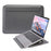 F-108 Magnetic Bag Waterproof Laptop Kickstand Sleeve for Laptop with 13.3-14 Inches - Black - 2