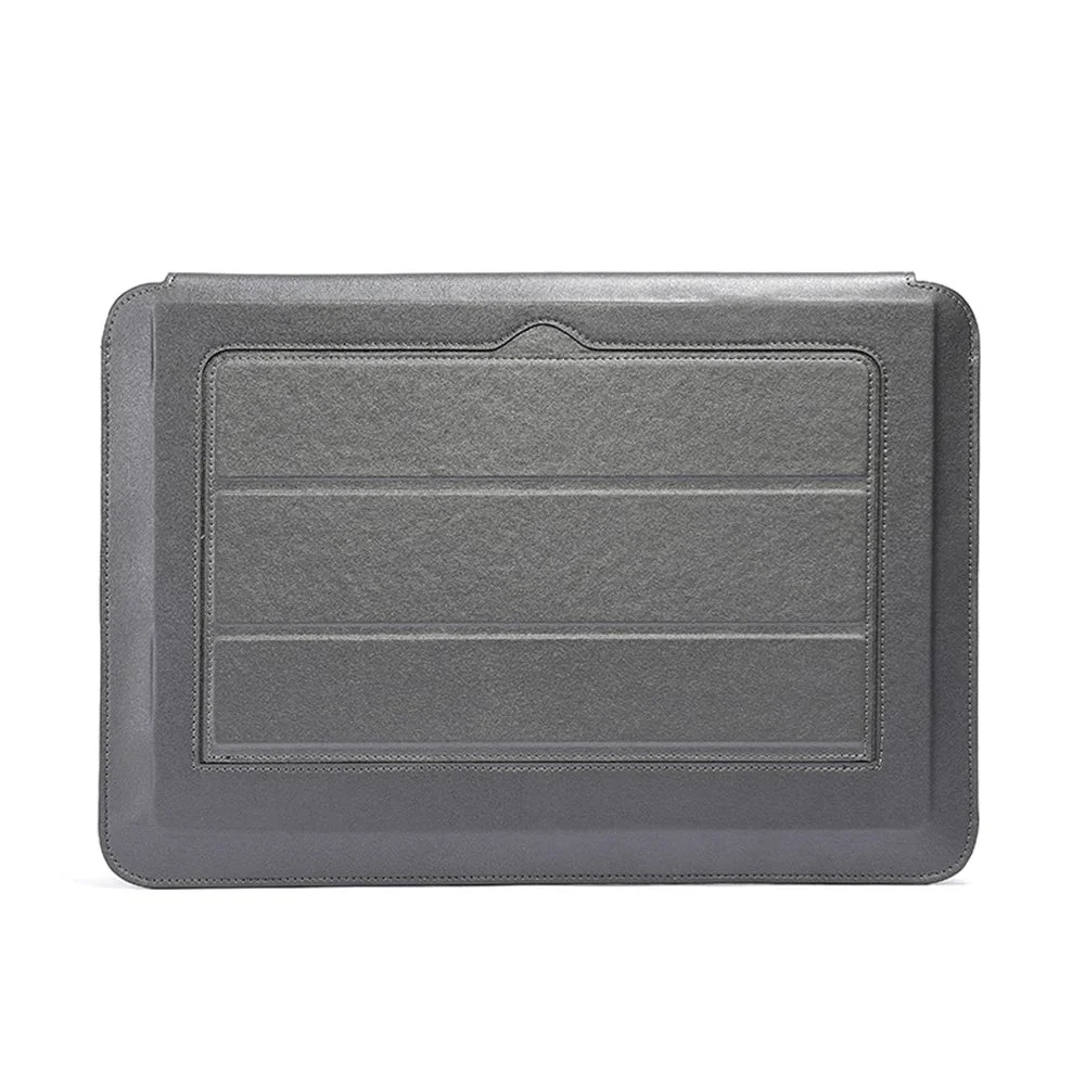 F-108 Magnetic Bag Waterproof Laptop Kickstand Sleeve for Laptop with 13.3-14 Inches - Black - 3