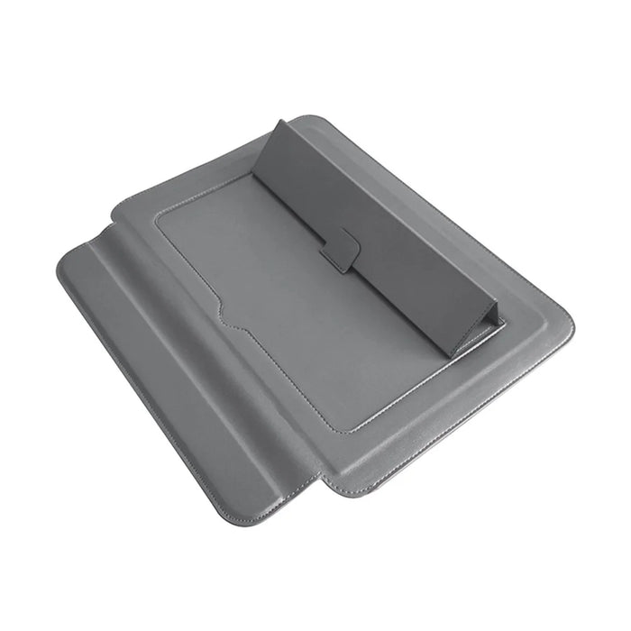 F-108 Magnetic Bag Waterproof Laptop Kickstand Sleeve for Laptop with 13.3-14 Inches - Black - 4