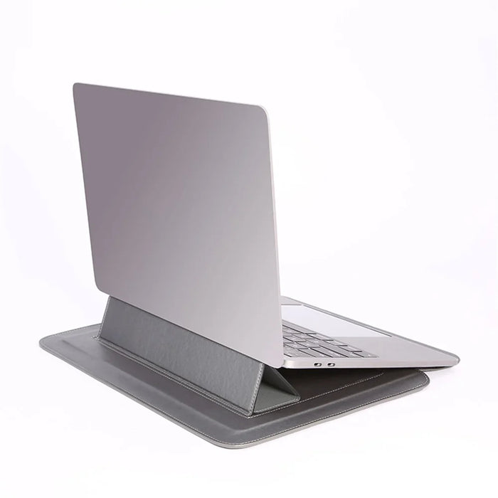 F-108 Magnetic Bag Waterproof Laptop Kickstand Sleeve for Laptop with 13.3-14 Inches - Black - 6