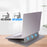 F-108 Magnetic Bag Waterproof Laptop Kickstand Sleeve for Laptop with 13.3-14 Inches - Black - 7