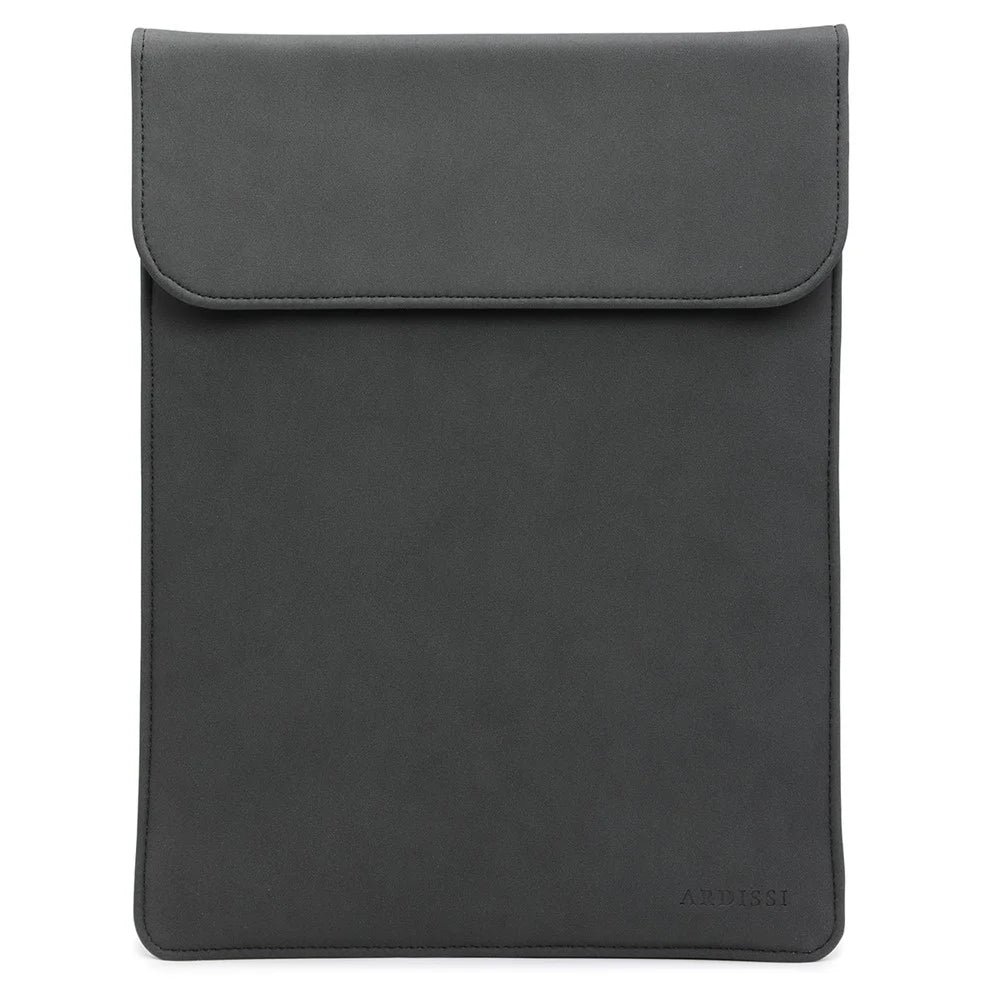 HL0130 Matte Notebook Protective Bag Magnetic Flap Laptop Sleeve for MacBook Lenovo HP 13.3-14 Inch Notebook - Black - 1