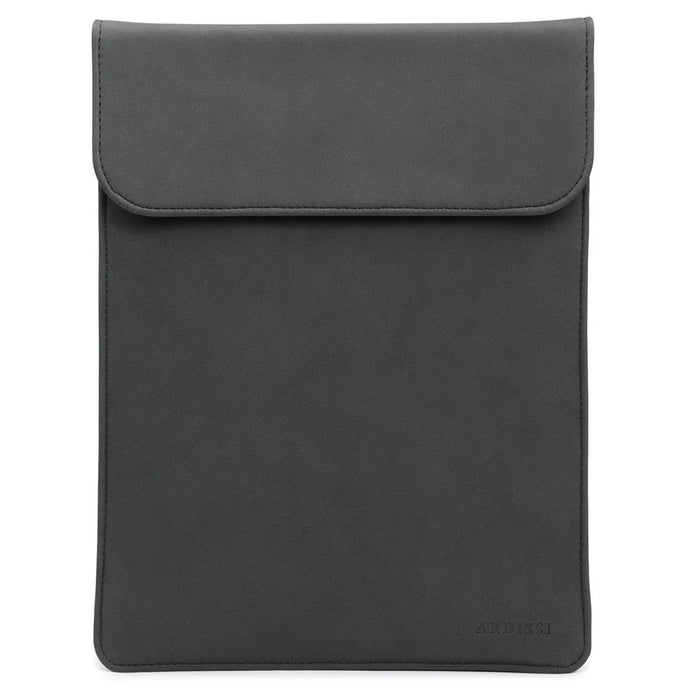 HL0130 Matte Notebook Protective Bag Magnetic Flap Laptop Sleeve for MacBook Lenovo HP 13.3-14 Inch Notebook - Black - 1