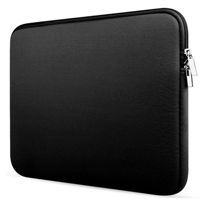 Laptop Sleeve Case Cover Soft Notebook Pouch Briefcase Travel Carrying Bag for 15.6 inch Notebook - Black - 1