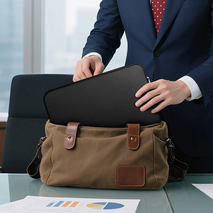 Laptop Sleeve Case Cover Soft Notebook Pouch Briefcase Travel Carrying Bag for 15.6 inch Notebook - Black - 6