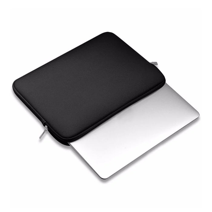Portable Laptop Sleeve Cover Computer Liner Bag Shockproof Case for 14-15 inch Notebook - Black - 5