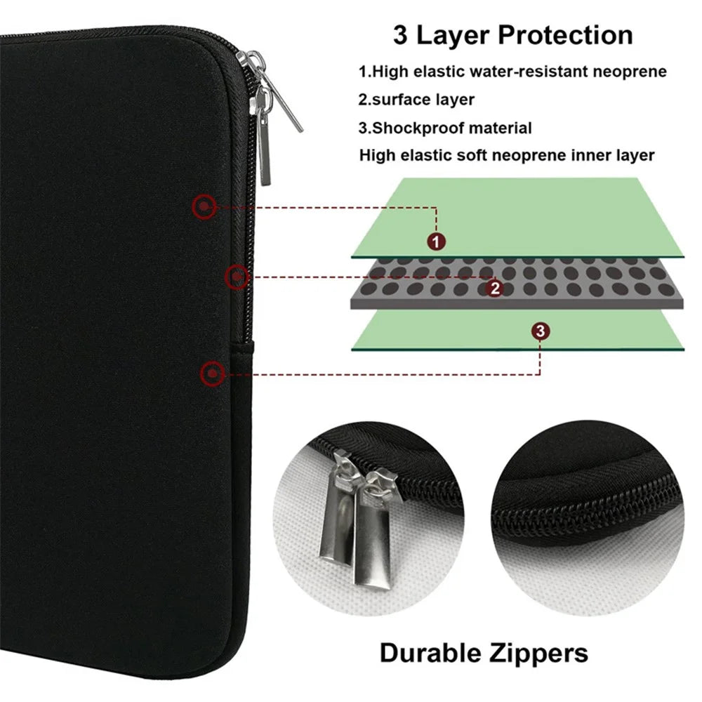 11-12 Inches Drop-and-Shock-Proof Notebook Computer Protective Sleeve Wear-Resistant Case - Grey - 2