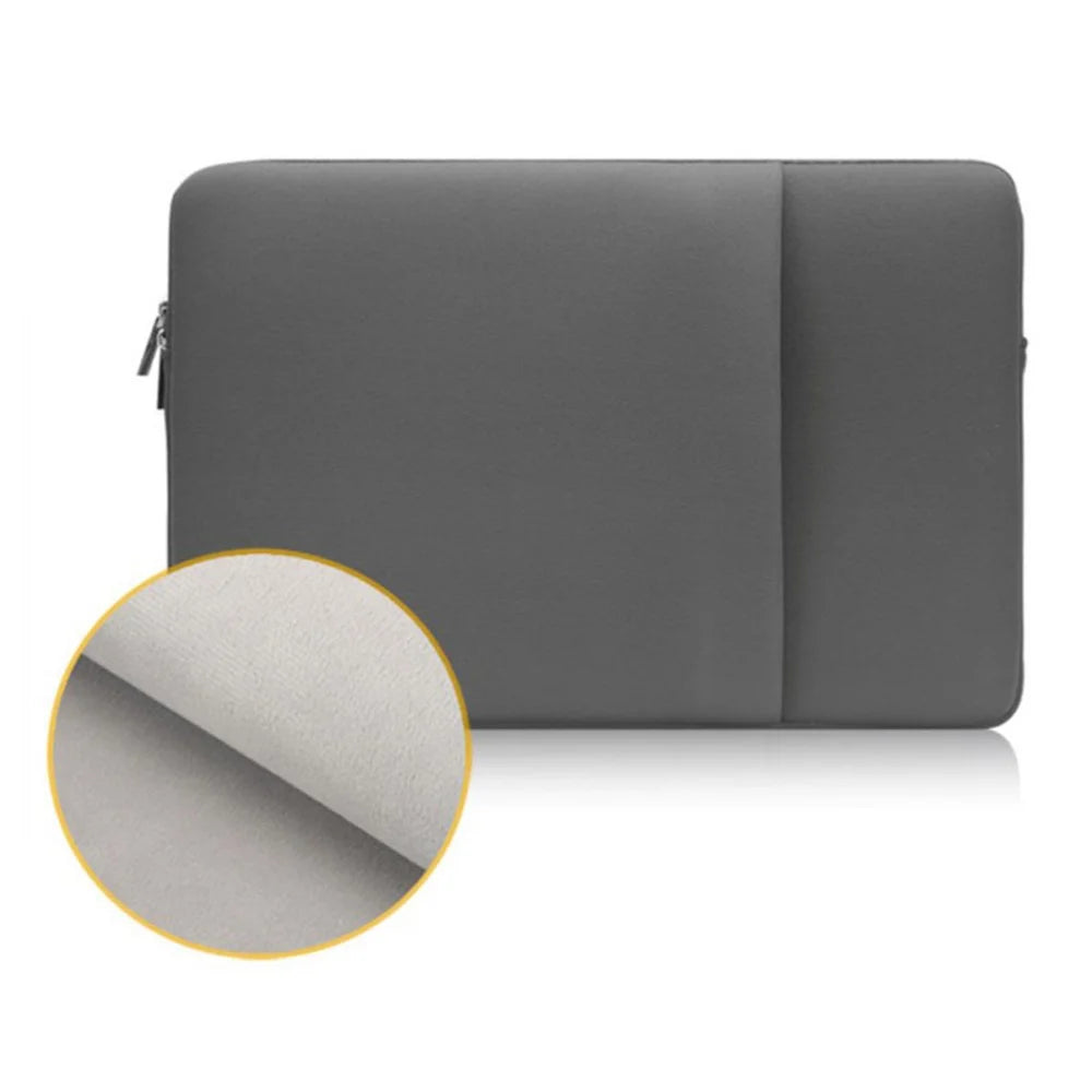 ENZE 3061 15.8 inch Notebook Bag Waterproof Laptop Dual Zipper Protective Sleeve Bag Carrying Pouch - Grey - 5