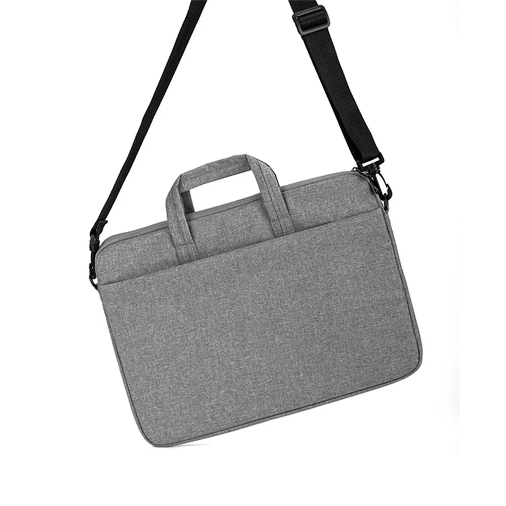 N010 Oxford Cloth Portable Laptop Sleeve Notebook Carrying Bag Pouch for 13.3-inch Laptop - Light Grey - 6