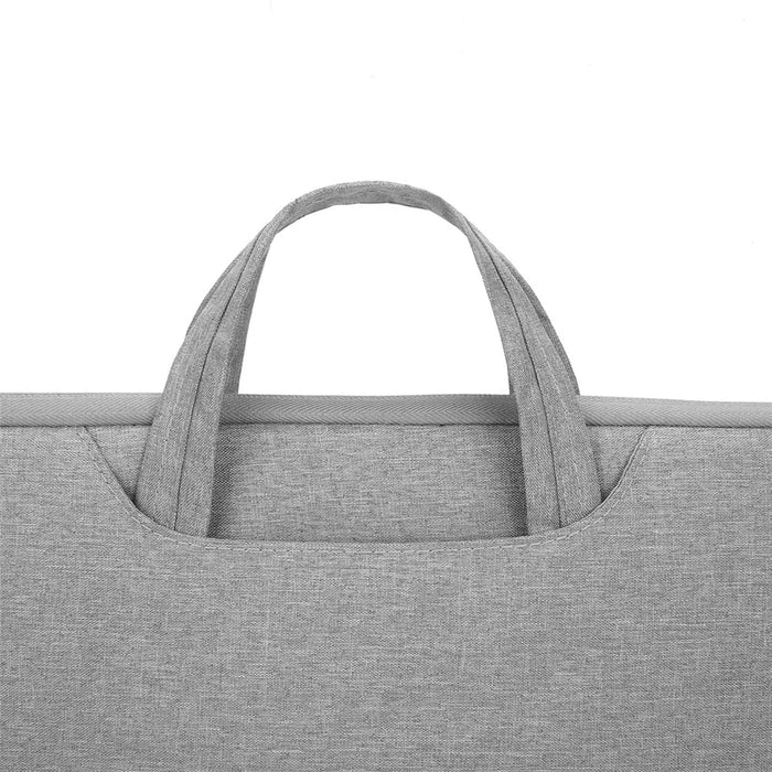 N004 Dust-proof Laptop Bag Notebook Carrying Case Sleeve Handbag Briefcase for 15.6 inch Laptop - Dark Grey - 4