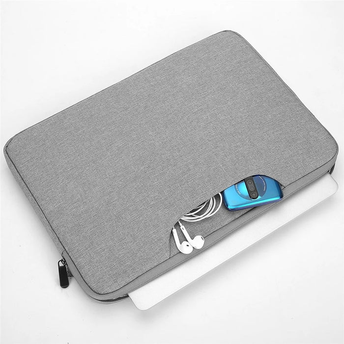 N004 Dust-proof Laptop Bag Notebook Carrying Case Sleeve Handbag Briefcase for 15.6 inch Laptop - Dark Grey - 7