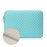 Solid Color Diamond Pattern Universal Laptop Carrying Sleeve Bag with Notebook Adapter Bag for 14-inch - 14.6-inch Laptop - Blue - 2