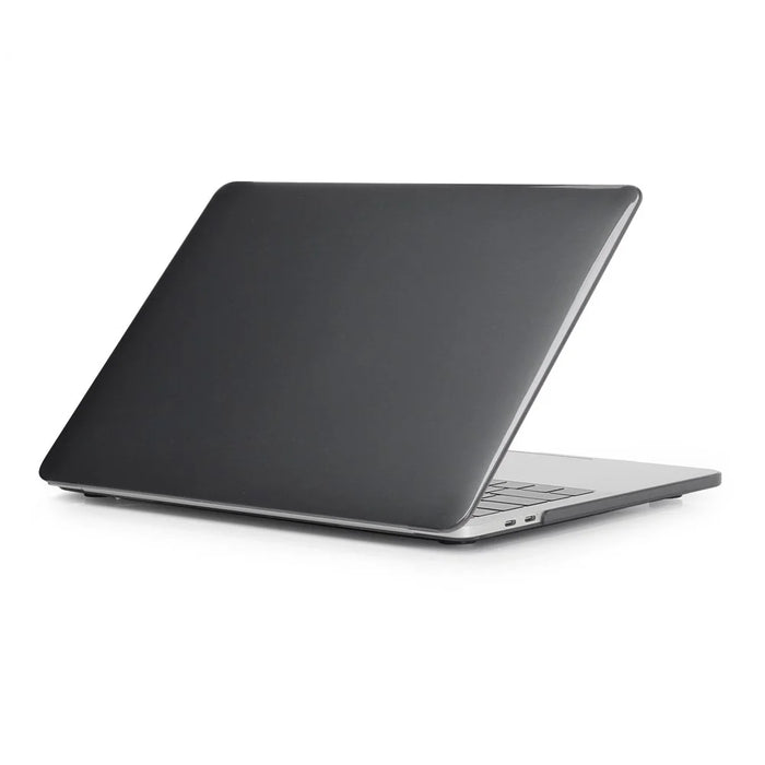 Front and Back Protective Shell Clear PC Cover with Hollow-out Bottom for MacBook Pro 14.2-inch (A2442) 2021 - Black - 1