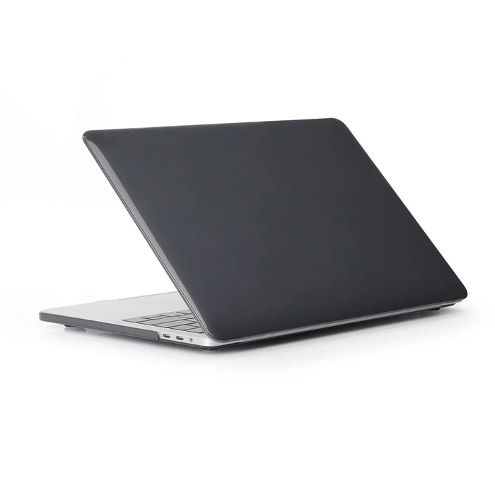 Front and Back Protective Shell Clear PC Cover with Hollow-out Bottom for MacBook Pro 14.2-inch (A2442) 2021 - Black - 3