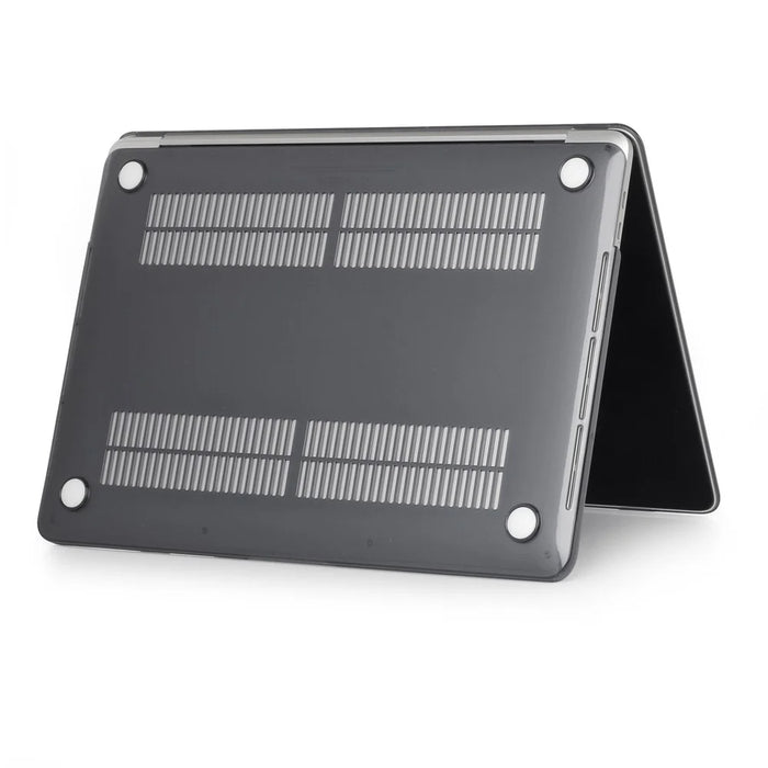 Front and Back Protective Shell Clear PC Cover with Hollow-out Bottom for MacBook Pro 14.2-inch (A2442) 2021 - Black - 5