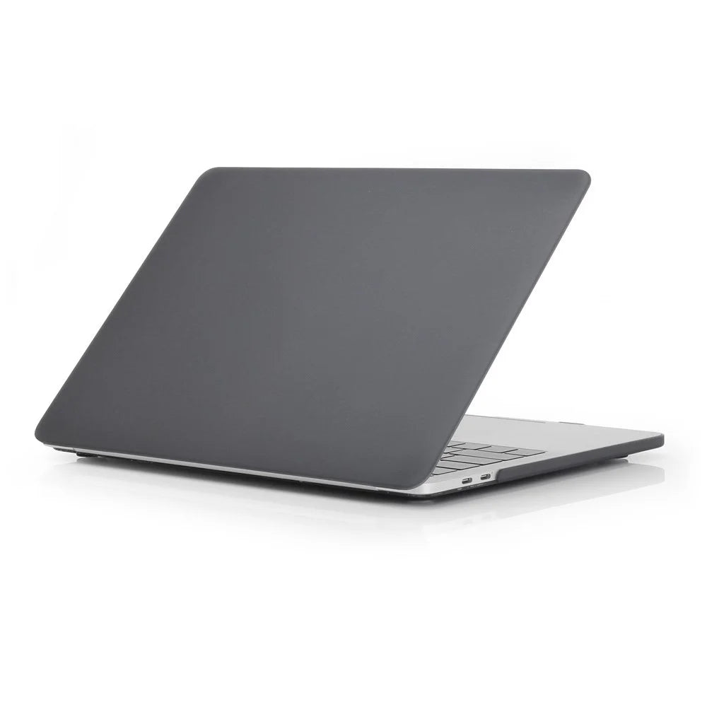 For MacBook Pro 16 inch (2026) A3429 A3428 / (2025) A3186 A3403 / (2024) A2991 / (2023) A2780 / (2021) A2485 Matte PC Front and Back Protective Shell - Black - 1