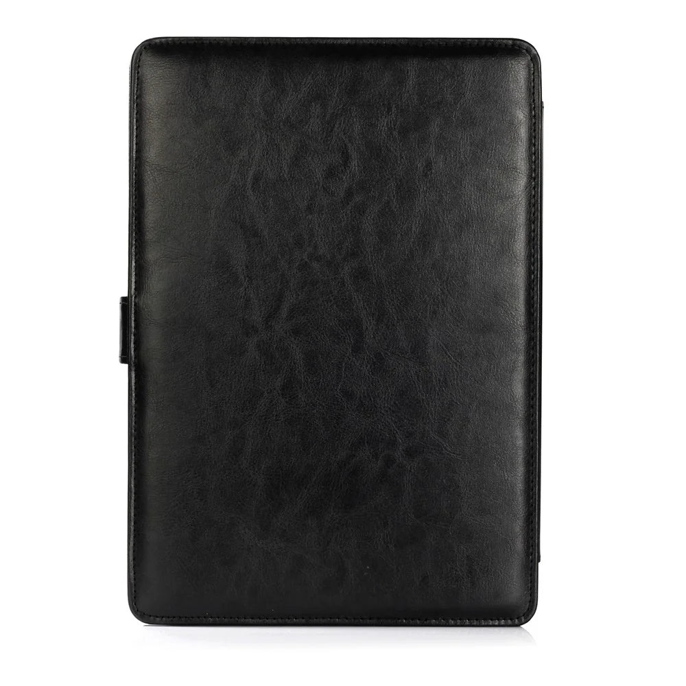 High-quality Shockproof Laptop Sleeve PU Leather Cover for MacBook Pro 14.2'' 2021 (A2442) - Black - 4