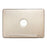 Stylish PU Leather + PC Notebook Protective Shell Case with Heat Dissipation Holes for Macbook 13.3 Retina (A1425/A1502) - Gold - 4
