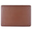 Anti-scratch PU Leather Coated PC Protective Case with Hollow-out Bottom for MacBook Air 13.3-inch (A1932/A2179/A2337) - Brown - 2