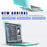 Hard PC Laptop Case Sleeve Notebook Computer Cover with Supporting Stand for MacBook Pro 13'' A2251 / A2289 / A2338 - Blue - 5