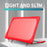 Supporting Stand PC Laptop Case Protective Notebook Cover for MacBook Air 13'' A1932 / A2179 / A2337 - Red - 7