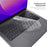 ENKAY HAT PRINCE for MacBook Pro 16 inch (2026) A3429 A3428 / (2025) A3186 A3403 / (2024) A2991 / (2023) A2780 / (2021) A2485 (US Version) PC Laptop Cover + Keyboard Skin + Dust Plugs - Black - 7