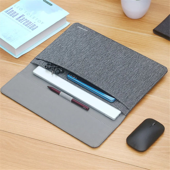 14 inch Notebook Sleeve Bag Ultra-thin Double Layer Oxford Cloth Shockproof Laptop Carrying Pouch - 4