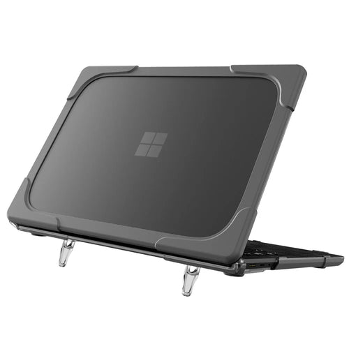 PC Anti-slipping Laptop Protective Case Cover for Microsoft Surface Laptop 2 / 3 / 4 13.5-inch 1769 / 1867 Alcantara Keyboard Version - Grey - 1