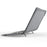 Supporting Stand Design Hard PC Anti-scratch Laptop Case Protective Notebook Cover for MacBook Air 13'' A1466 / A1369 - Grey - 3