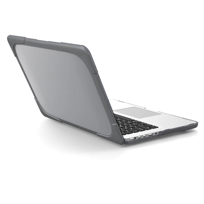 Hard PC Laptop Case Notebook Computer Cover with Supporting Stand Feet for MacBook Pro 15-inch / Pro Retina 15-inch A1398 - Grey - 3