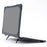 Drop-proof Supporting Stand Design Hard PC Laptop Case Well-protected Notebook Cover for MacBook Retina 12'' A1534 / A1931 - Grey - 1