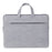 CANVASARTISAN L3-02 Simple Style Notebook Laptop Sleeve 15 inch Laptop Large Capacity Handbag Laptop Case - Light Grey - 2