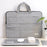CANVASARTISAN L3-02 Simple Style Notebook Laptop Sleeve 15 inch Laptop Large Capacity Handbag Laptop Case - Light Grey - 3