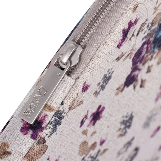 CANVASARTISAN H2-B02 Flower Pattern Notebook Sleeve Laptop Handbag Carrying Bag for 12-inch Laptop - Khaki - 2