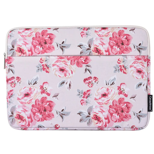 CANVASARTISAN H10-11 Rose Flower Pattern Laptop Liner Bag PU Leather Storage Pouch for 15-inch Notebook - 2