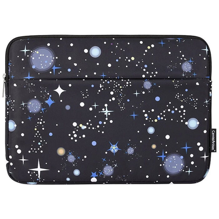 CANVASARTISAN H16-11 Protective Sleeve Starry Sky Pattern Laptop Carrying Bag for 15-inch Notebook - Black - 2