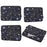 CANVASARTISAN H16-11 Protective Sleeve Starry Sky Pattern Laptop Carrying Bag for 15-inch Notebook - Black - 6