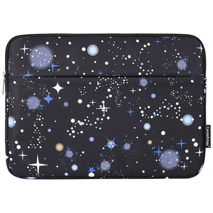CANVASARTISAN H16-11 Starry Sky Pattern Laptop Sleeve Carrying Bag Case for 14-inch Notebook - Black - 2