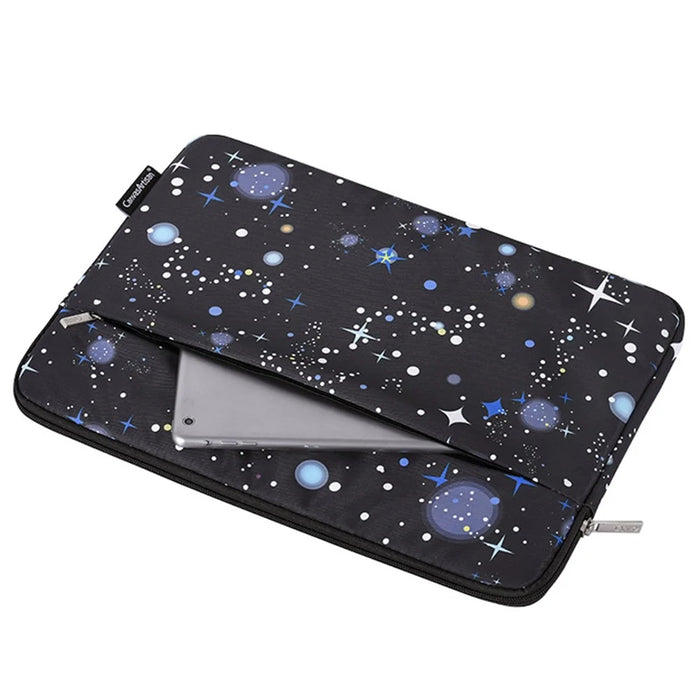 CANVASARTISAN H16-11 Starry Sky Pattern Zipper Protective Sleeve Notebook Bag Case for 11-inch Laptop - 6